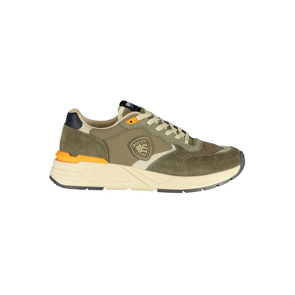 Blauer Verde Polyurethane Men Sneaker | Regal Royce