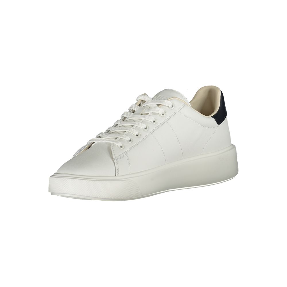 Blauer White Polyurethane Men Sneaker | Regal Royce