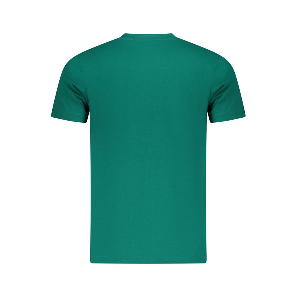 Cavalli Class Verde Cotton Men T-Shirt | Regal Royce