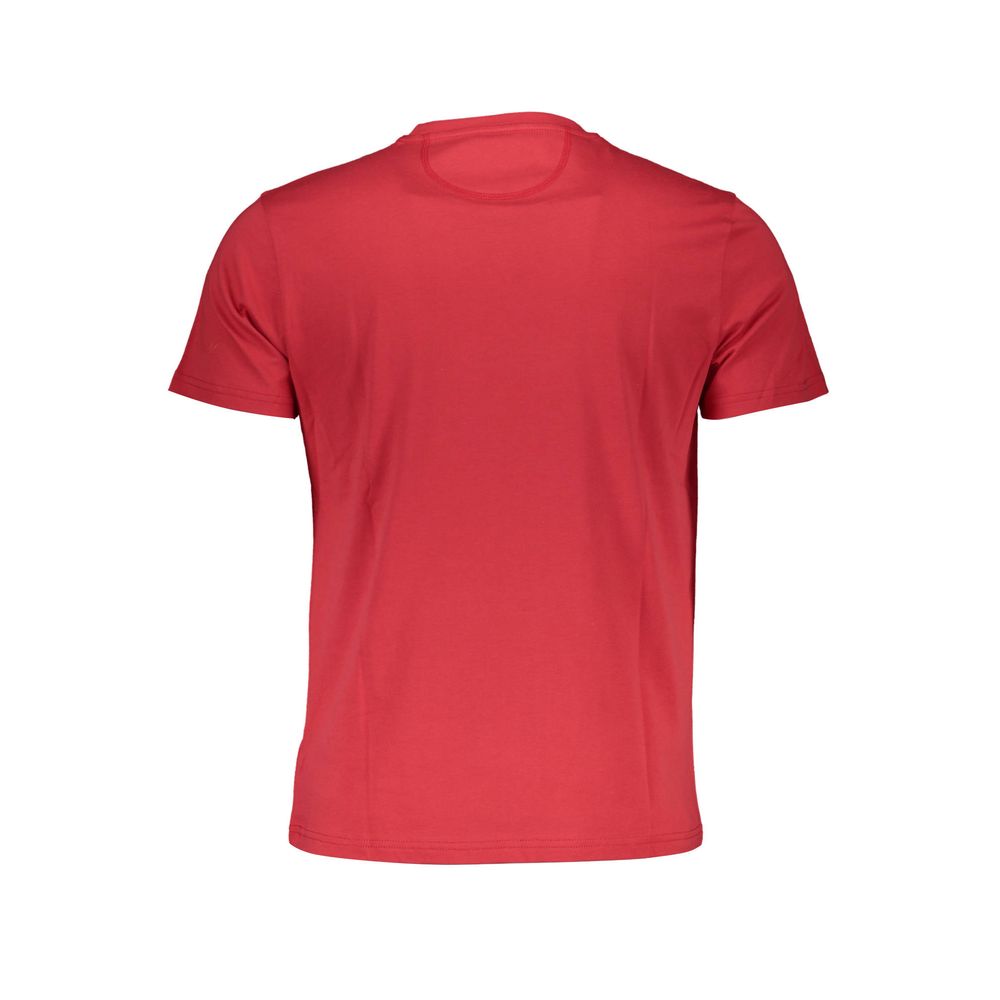 La Martina Rosso Cotton Men T-Shirt | Regal Royce
