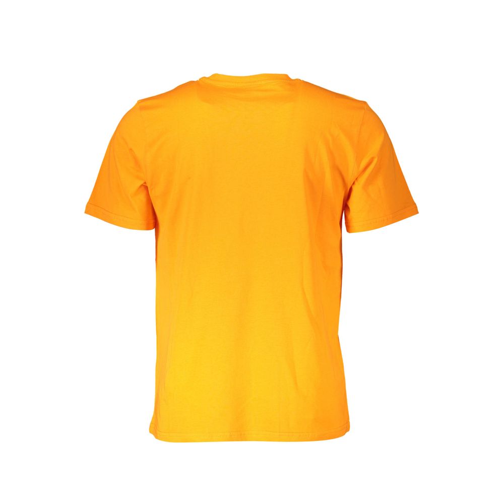 North Sails Orange Cotton Men T-Shirt | Regal Royce