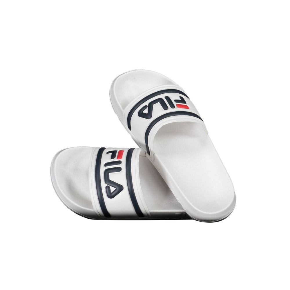 Fila White Polyurethane Women's Slipper | Regal Royce