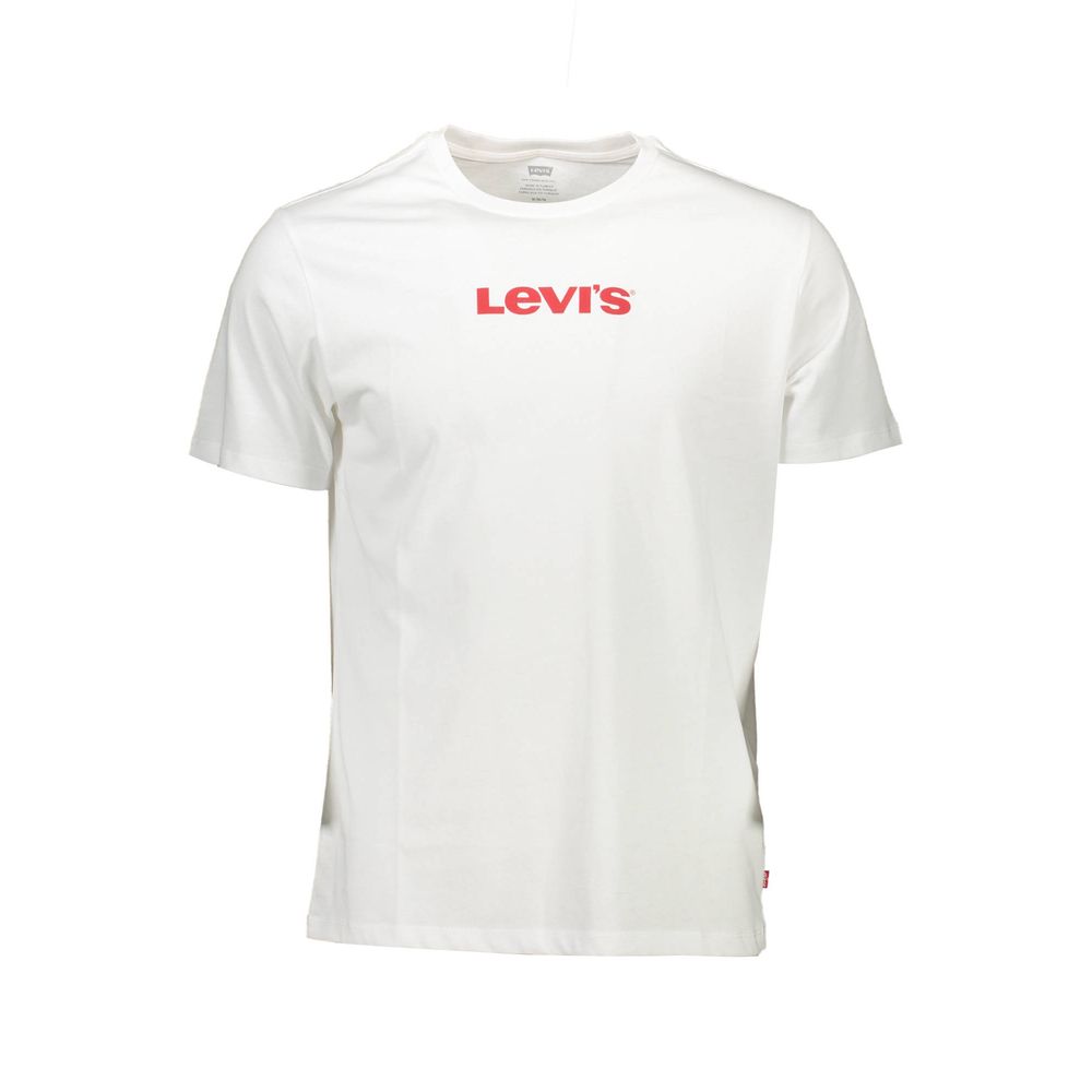 Levi's White Cotton Men T-Shirt | Regal Royce