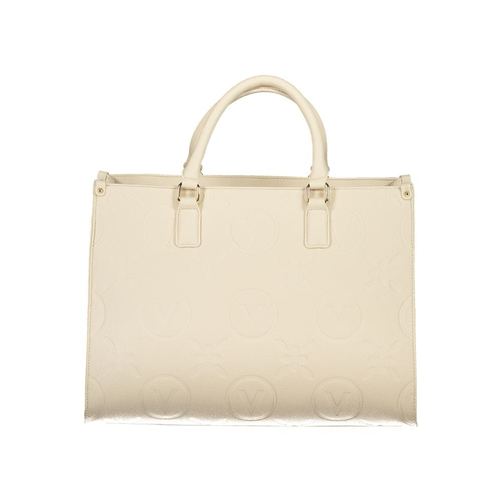 Mario Valentino Beige Polyethylene Women Handbag | Regal Royce