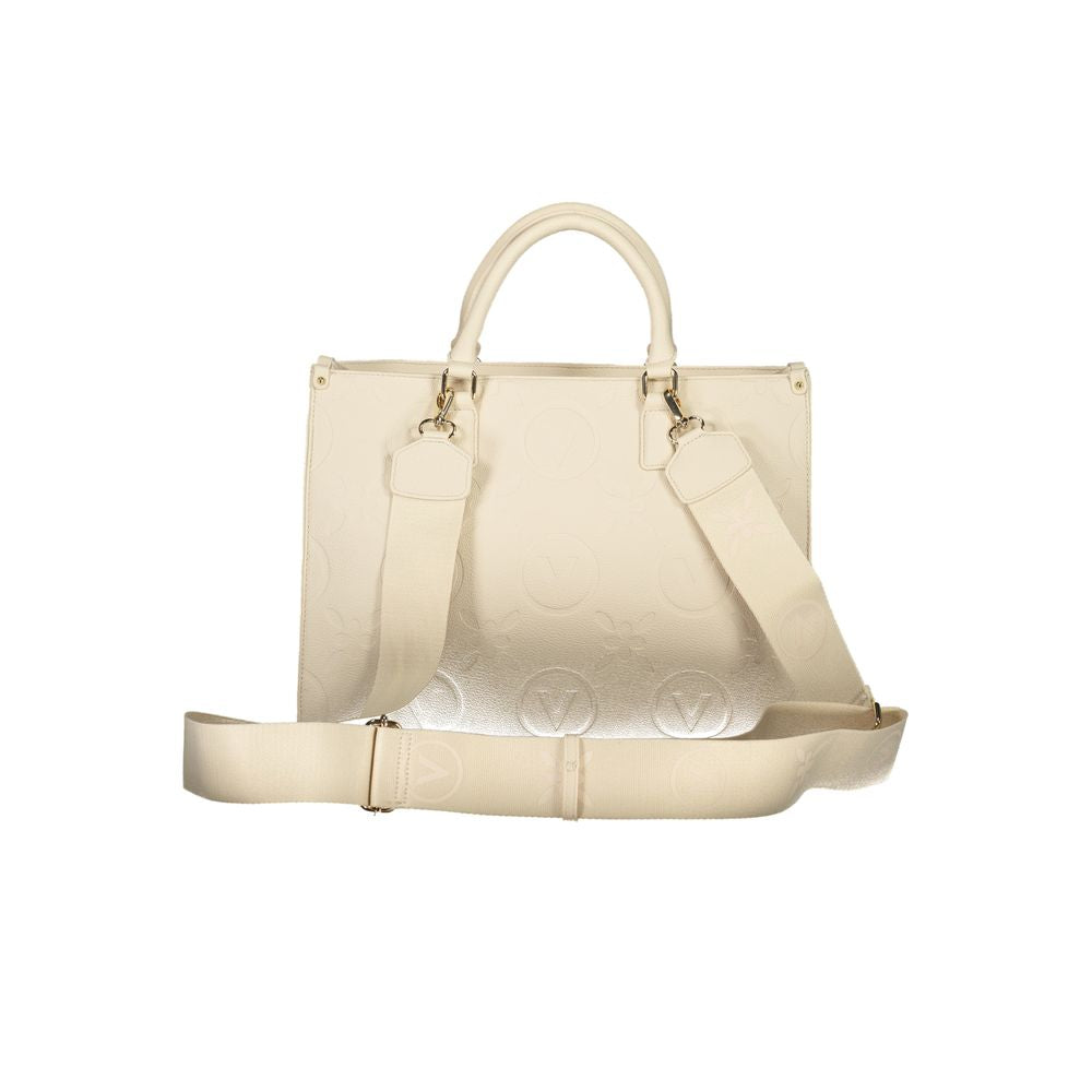Mario Valentino Beige Polyethylene Women Handbag | Regal Royce