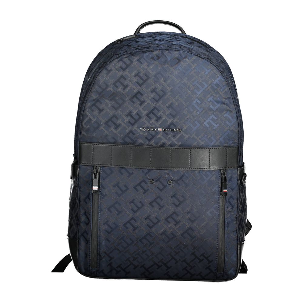 Tommy Hilfiger Blue Polyester Mens Backpack | Regal Royce