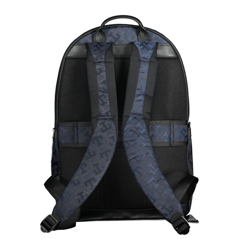 Tommy Hilfiger Blue Polyester Mens Backpack | Regal Royce