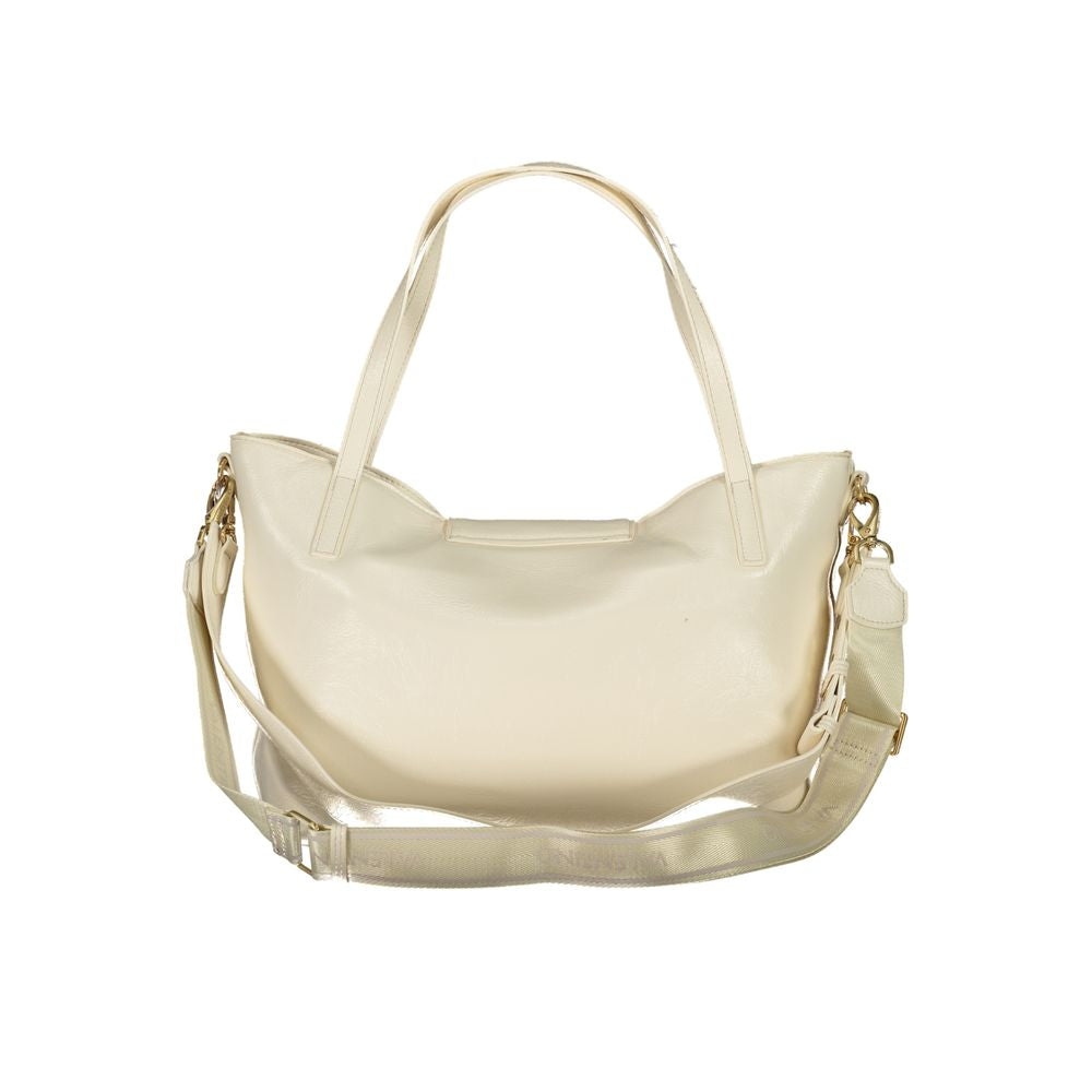 Mario Valentino Beige Polyurethane Womens Bag | Regal Royce