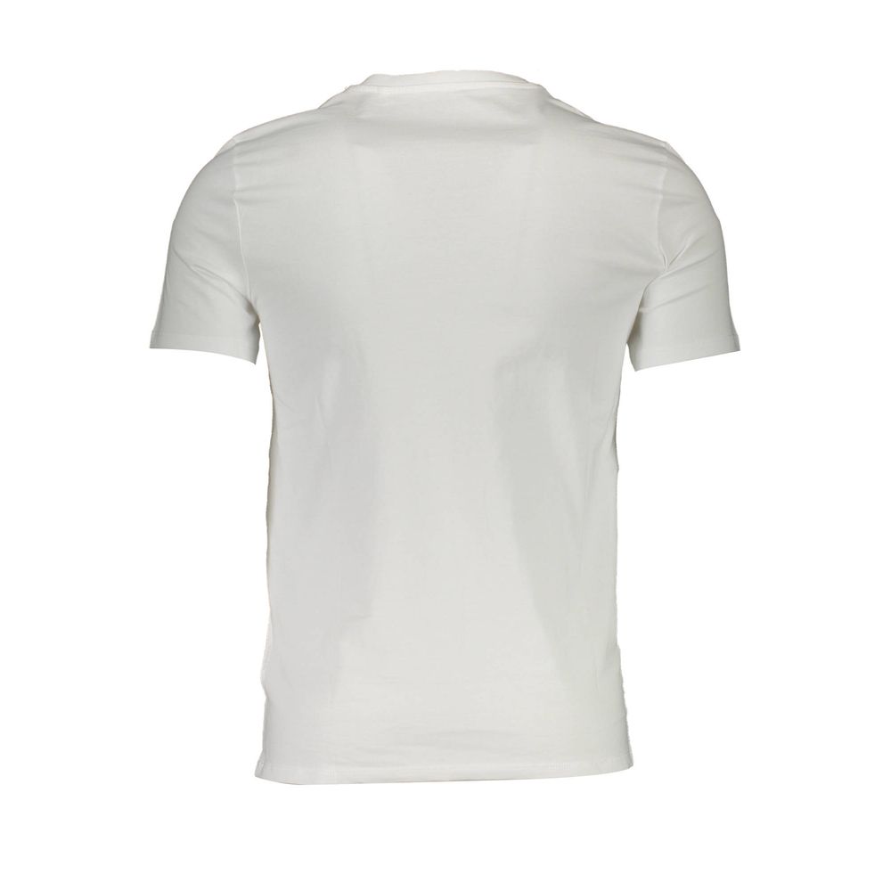 Guess Jeans White Organic Cotton Men's T-Shirt | Regal Royce