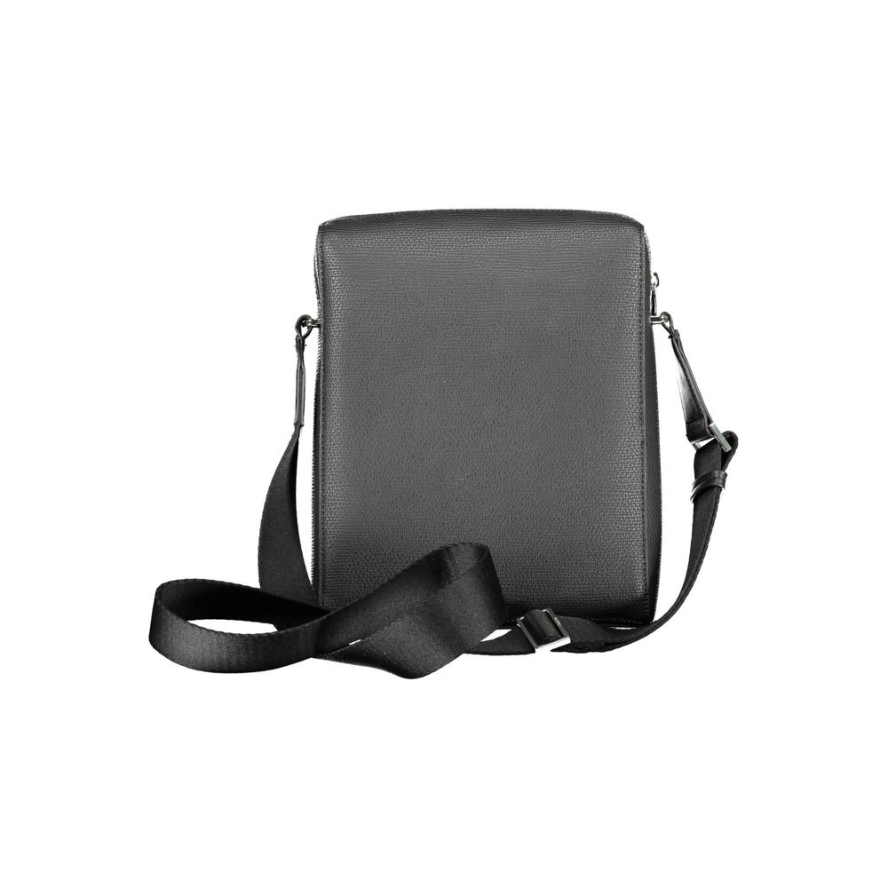 Calvin Klein Black Polyurethane Men Shoulder Bag | Regal Royce