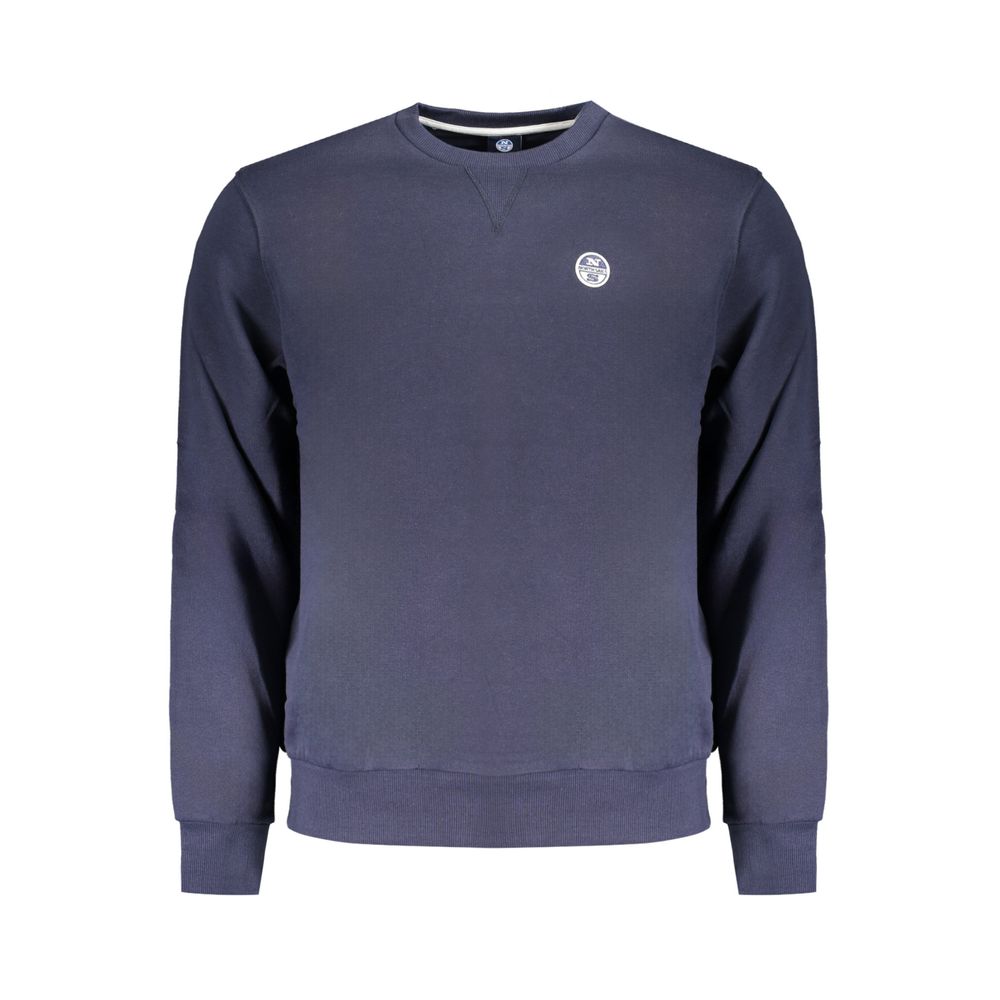 North Sails Blue Cotton Men Sweater | Regal Royce