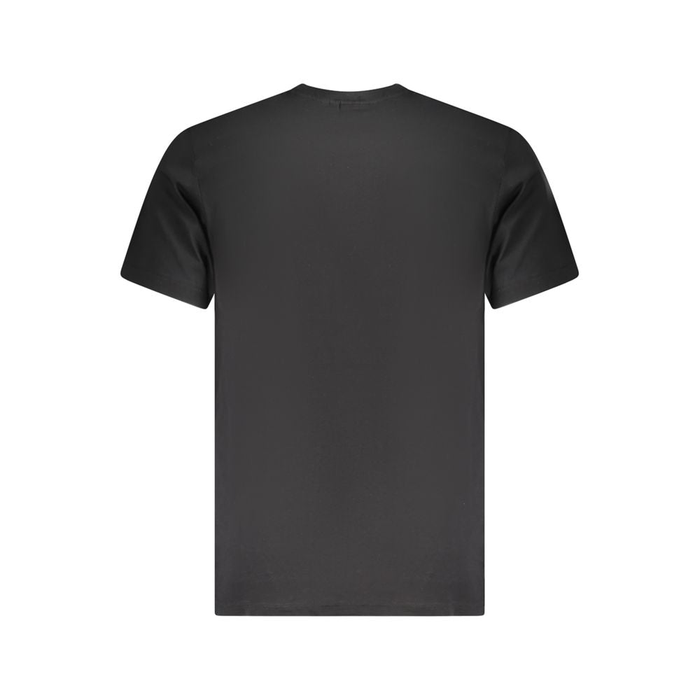 Fila Black Organic Cotton Men T-Shirt | Regal Royce