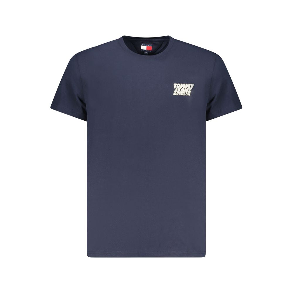 Tommy Hilfiger Blue Cotton Men T-Shirt | Regal Royce