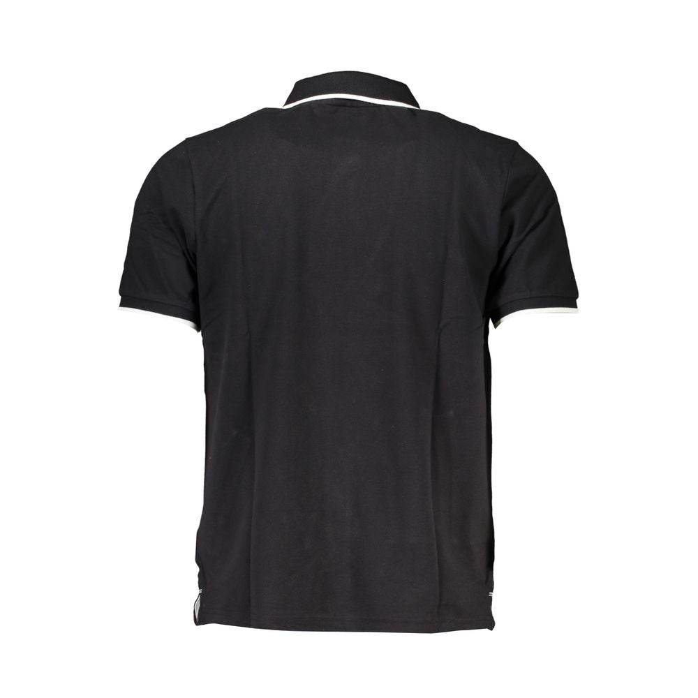 North Sails Black Cotton Men Polo Shirt | Regal Royce