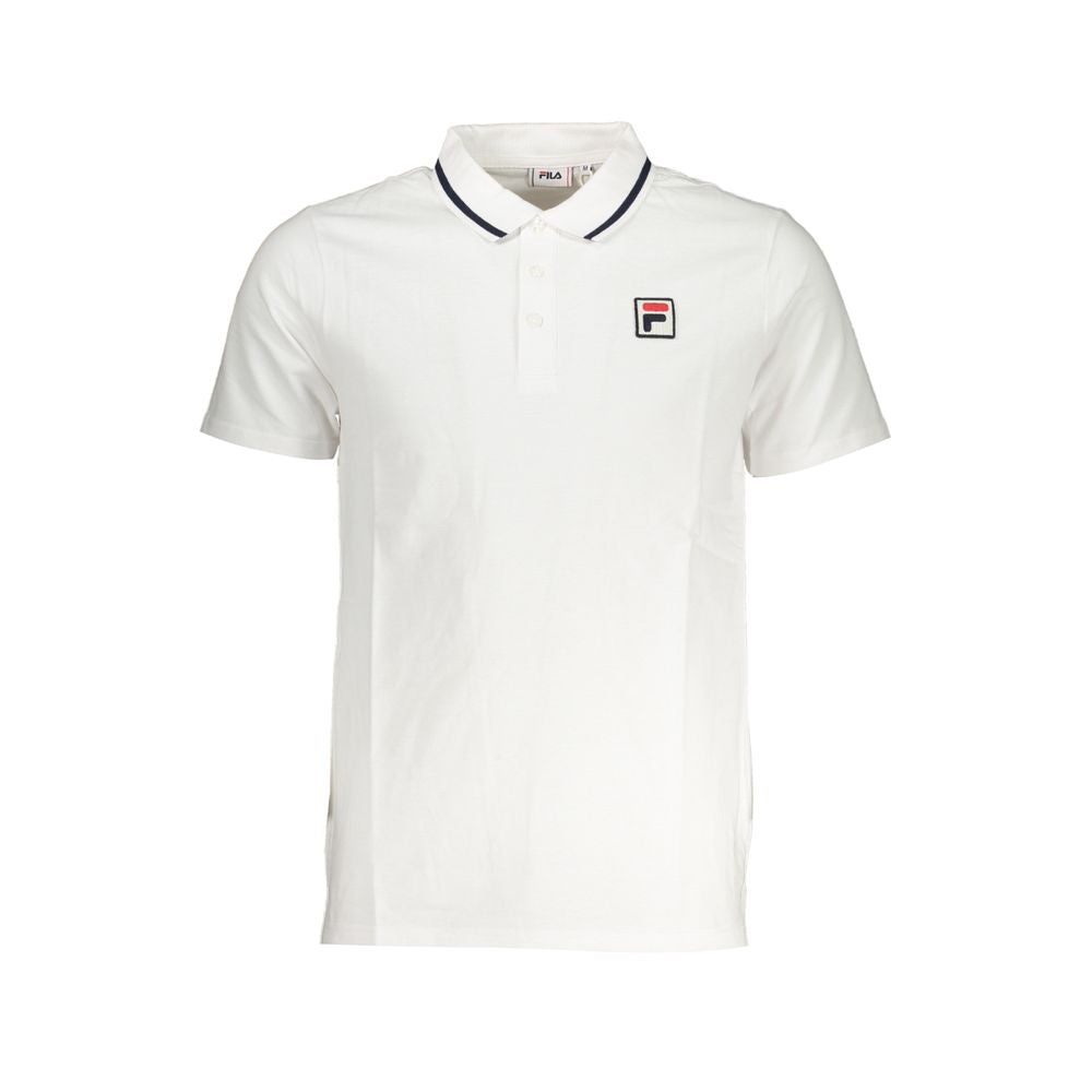 Fila White Cotton Men's Polo Shirt | Regal Royce