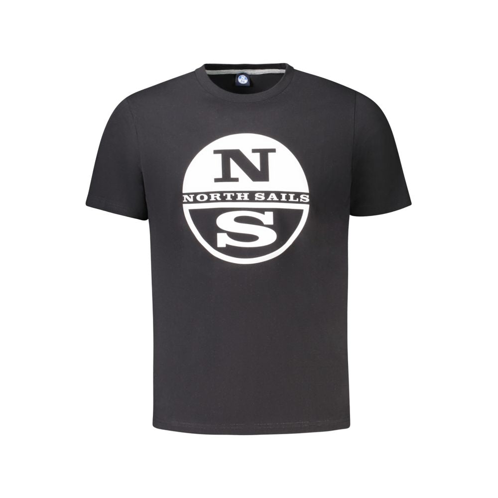 North Sails Black Cotton Men's T-Shirt | Regal Royce