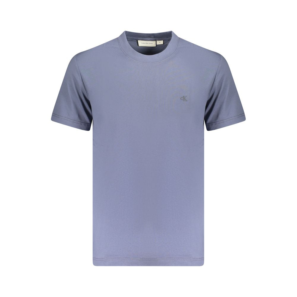 Calvin Klein Blue Cotton Men T-Shirt | Regal Royce