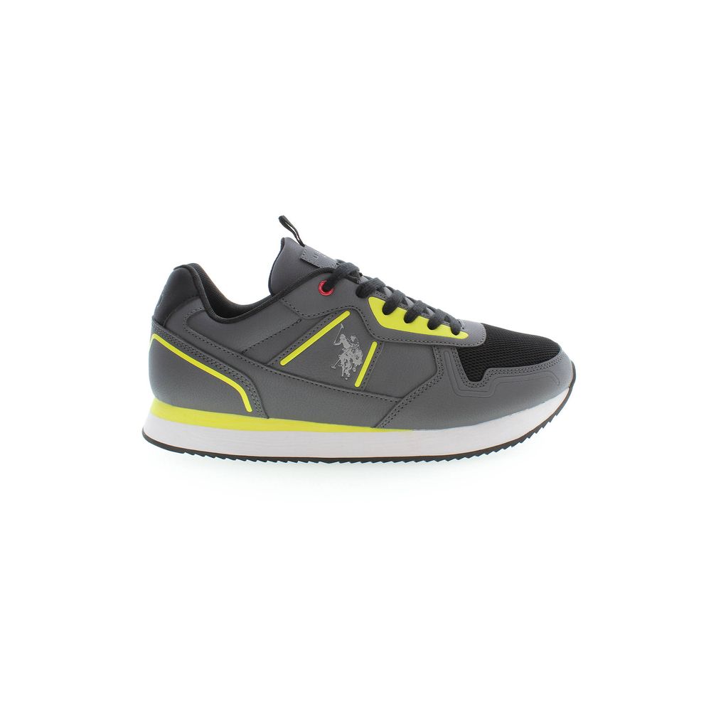U.S. POLO ASSN. Gray Polyester Men Sneaker | Regal Royce