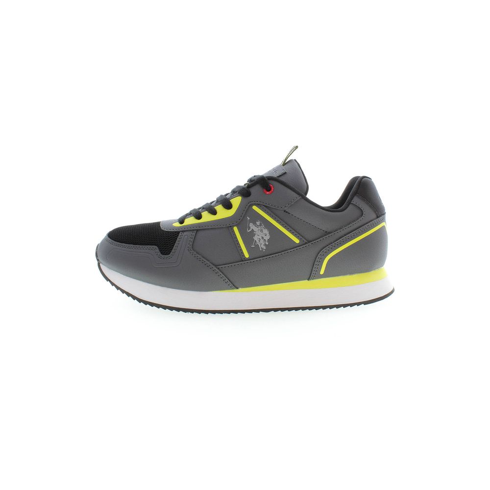 U.S. POLO ASSN. Gray Polyester Men Sneaker | Regal Royce