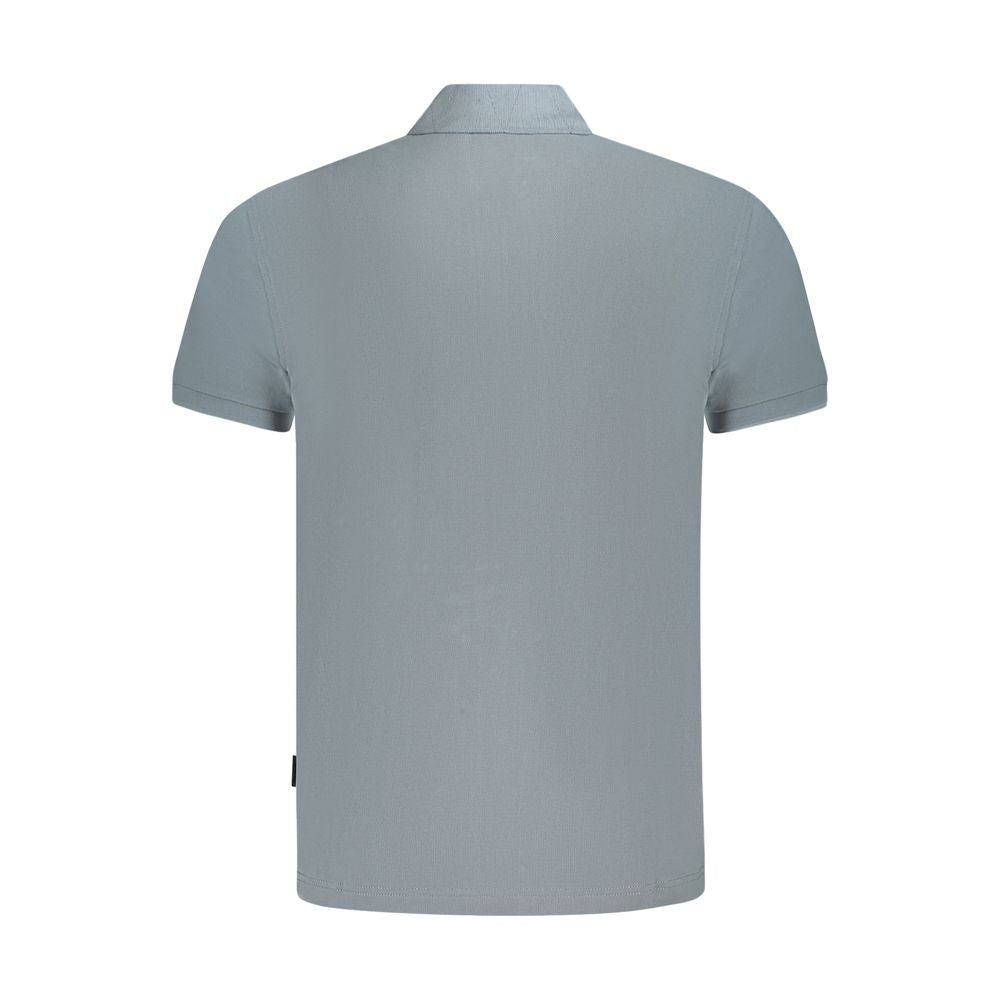Napapijri Grigio Cotton Men Polo | Regal Royce