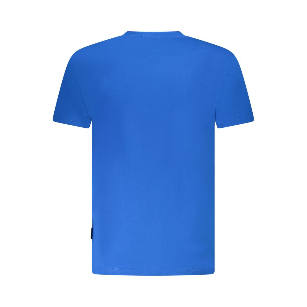 Napapijri Azzurro Cotton Men T-Shirt | Regal Royce