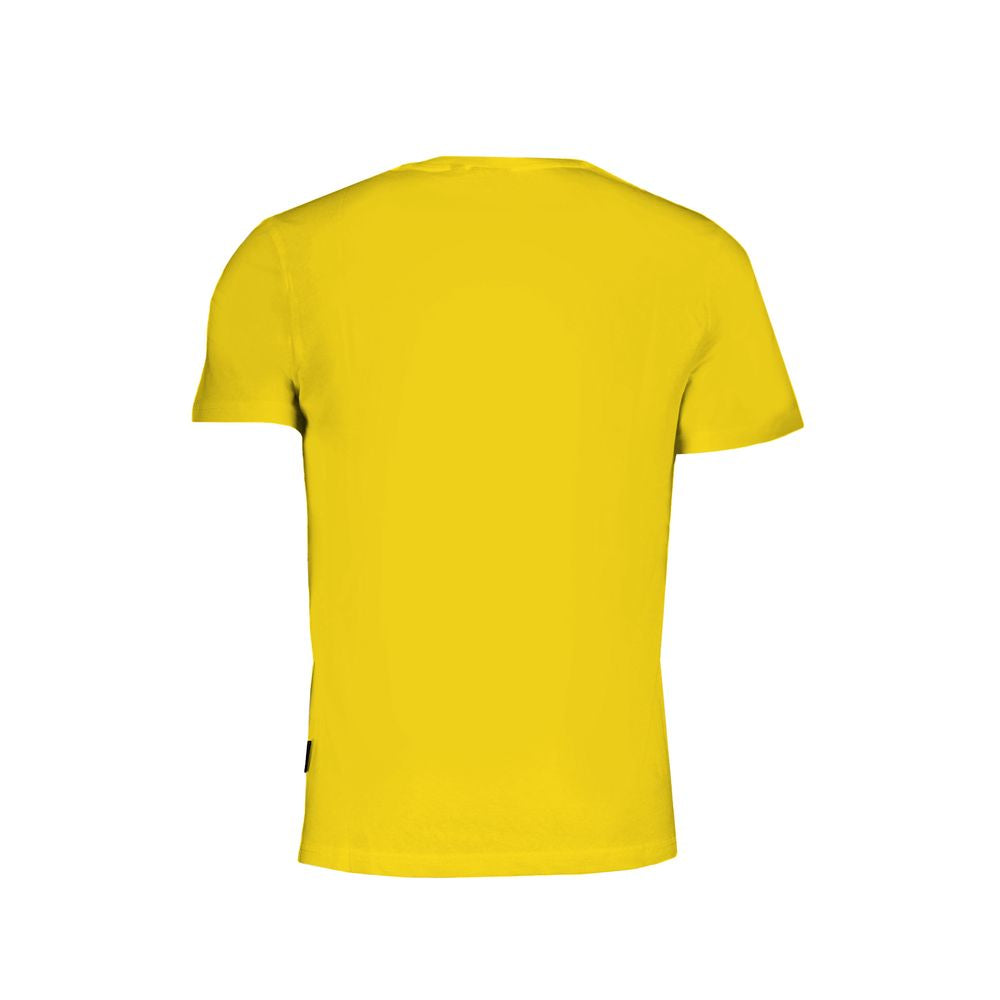 Napapijri Giallo Organic Cotton Men T-Shirt | Regal Royce