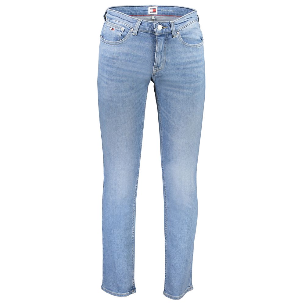Tommy Hilfiger Light Blue Cotton Men Jeans | Regal Royce