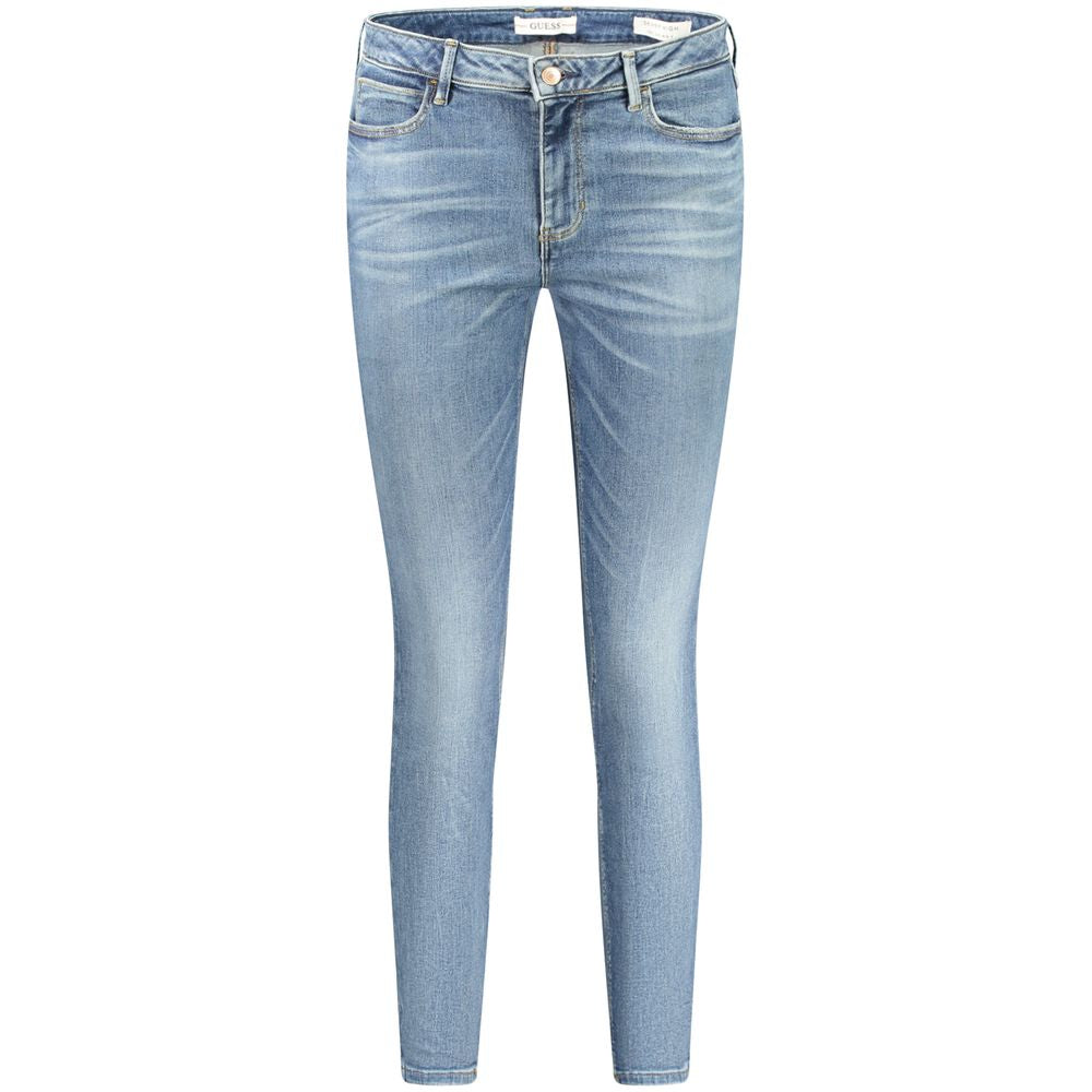 Guess Jeans Blu Recycled Cotton Woman Jeans | Regal Royce