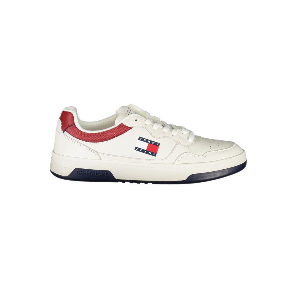 Tommy Hilfiger Bianco Polyurethane Men's Sneaker | Regal Royce