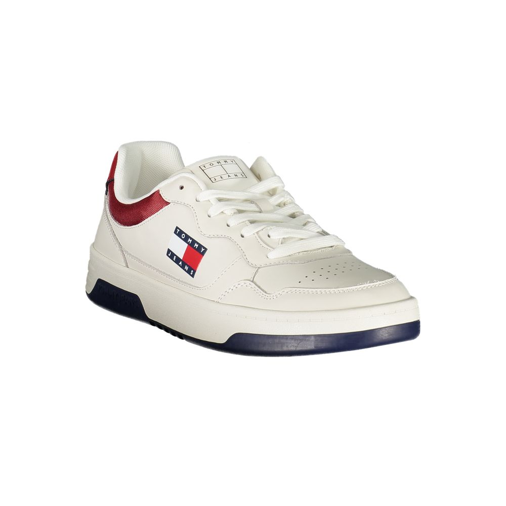 Tommy Hilfiger Bianco Polyurethane Men's Sneaker | Regal Royce