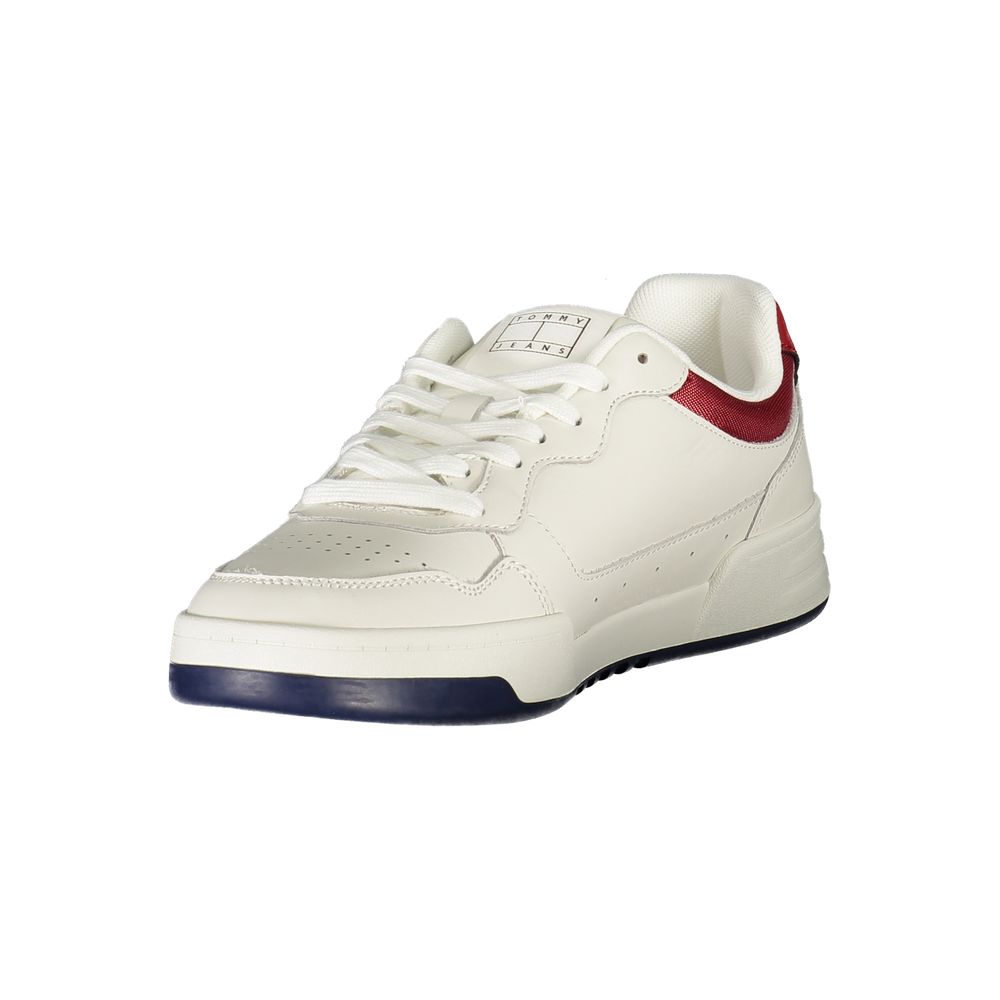 Tommy Hilfiger Bianco Polyurethane Men's Sneaker | Regal Royce