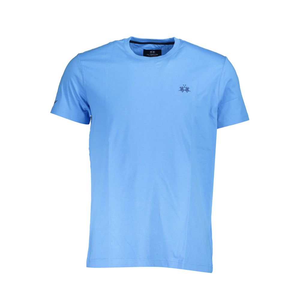 La Martina Azzurro Cotton Men T-Shirt | Regal Royce