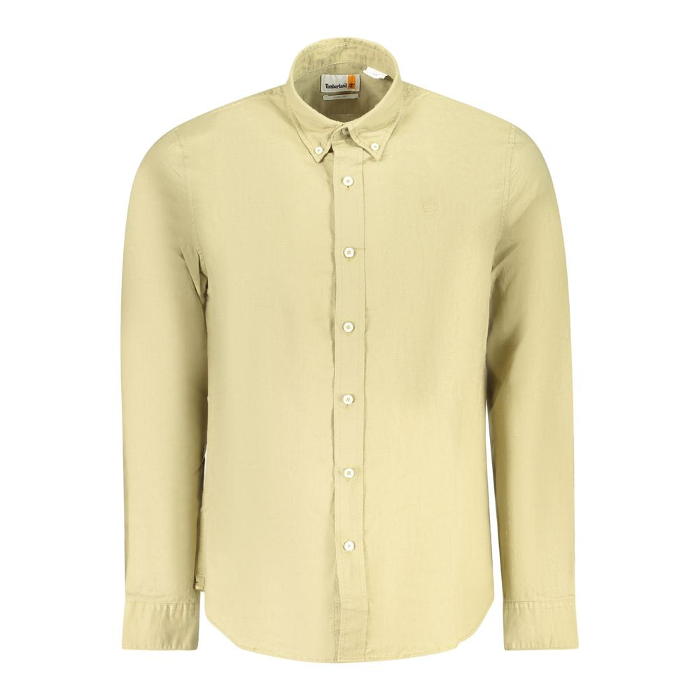 Timberland Beige Cotton Men Shirt | Regal Royce