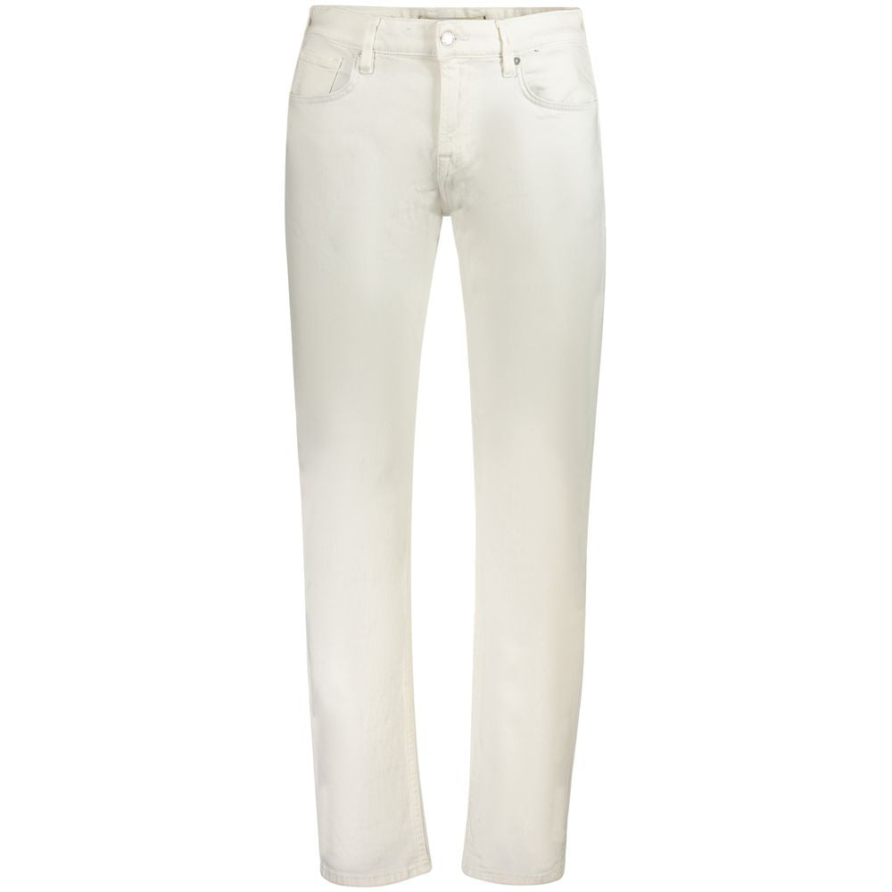 Guess Jeans White Cotton Mens Jeans | Regal Royce