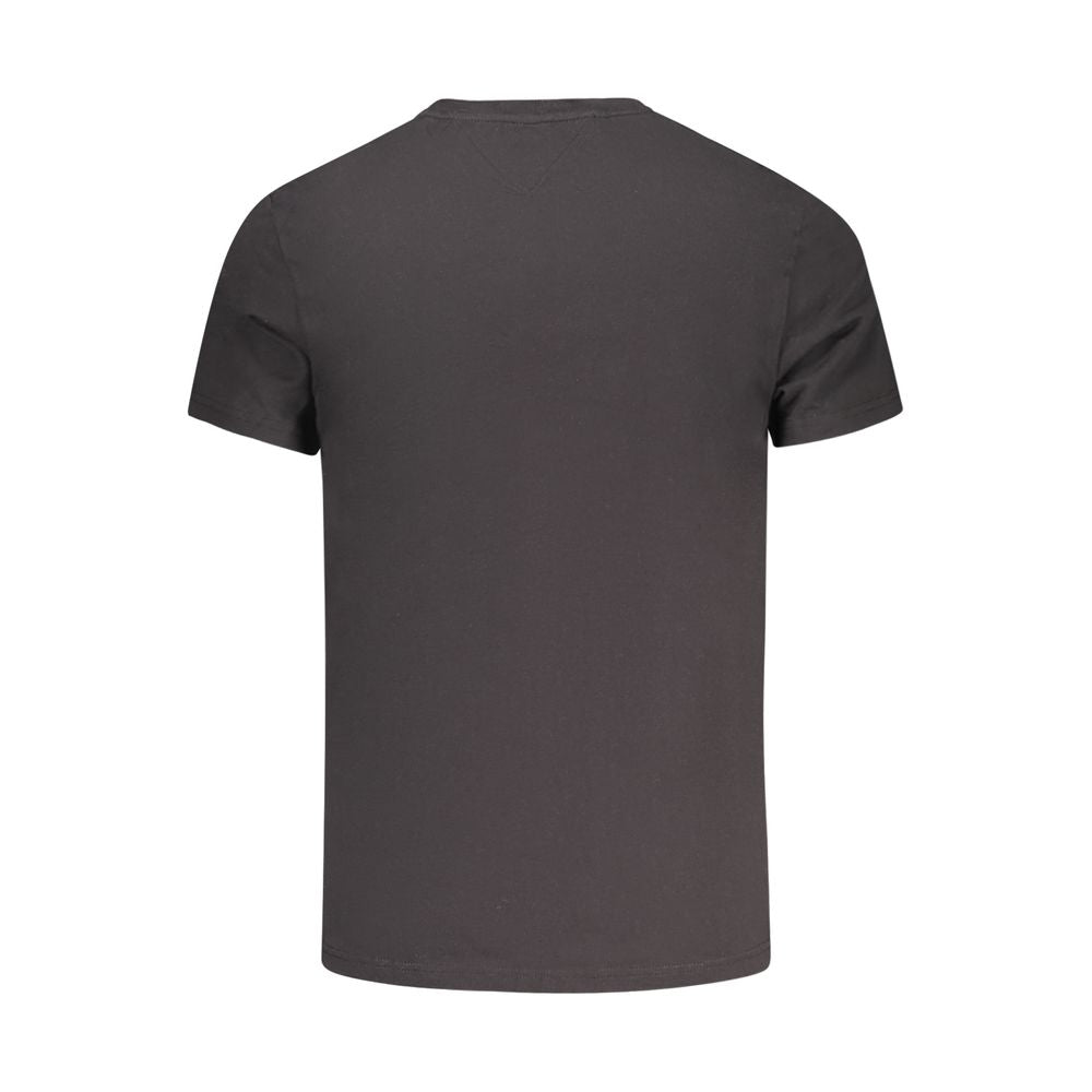 Tommy Hilfiger Black Cotton Men's T-Shirt | Regal Royce