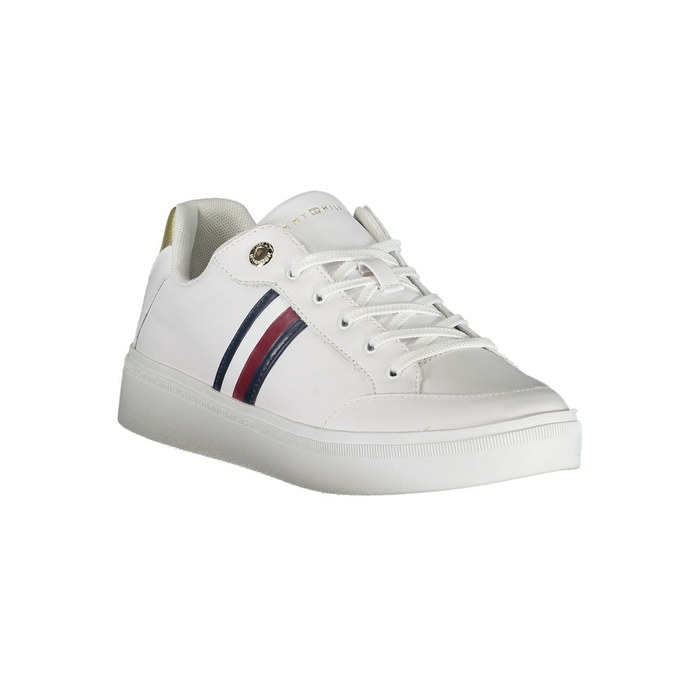 Tommy Hilfiger White Polyurethane Women Sneaker | Regal Royce