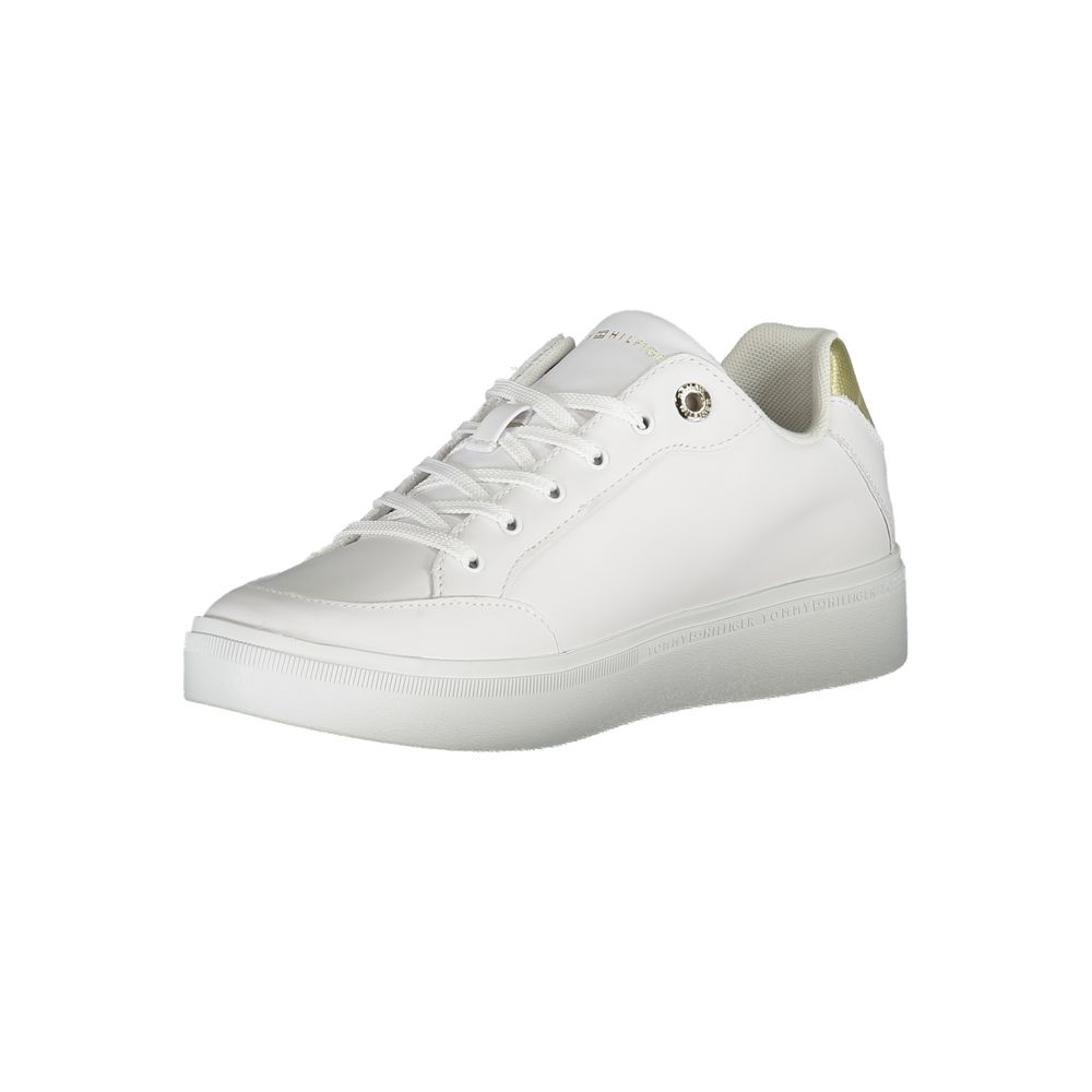 Tommy Hilfiger White Polyurethane Women Sneaker | Regal Royce