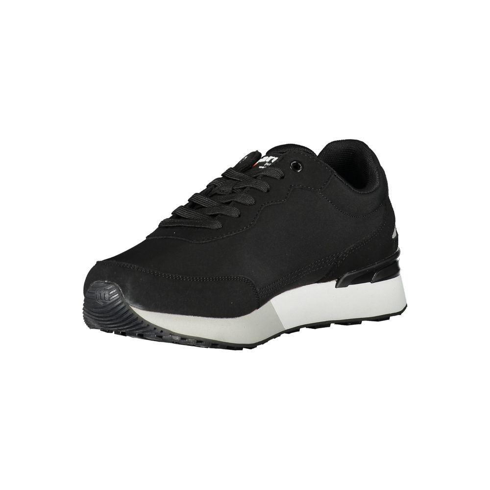 Mares Black Polyurethane Men Sneaker | Regal Royce