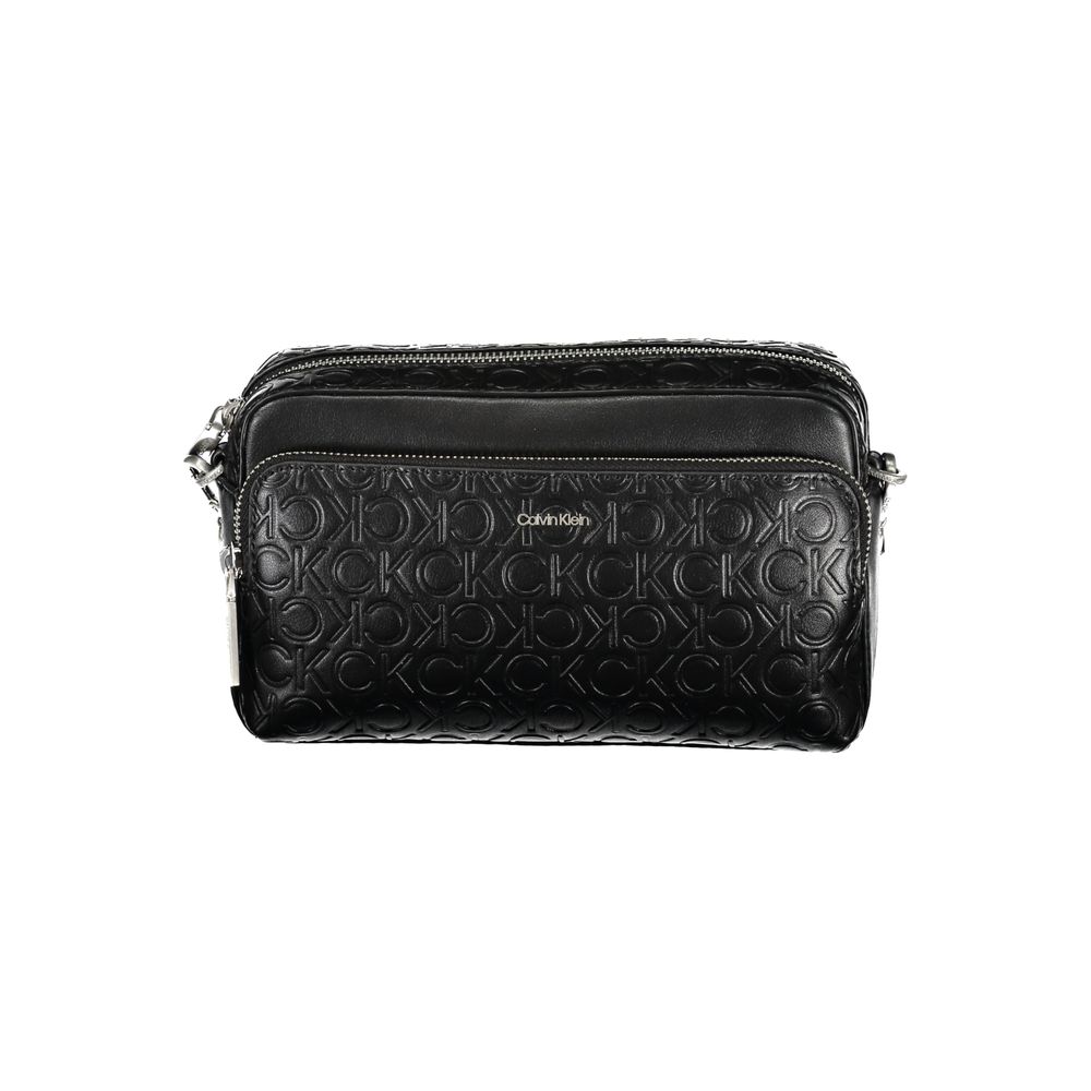 Calvin Klein Black Polyurethane Women's Shoulder Bag | Regal Royce