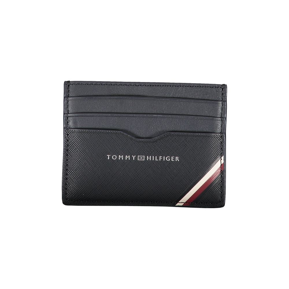 Tommy Hilfiger Blue Leather Men Wallet | Regal Royce