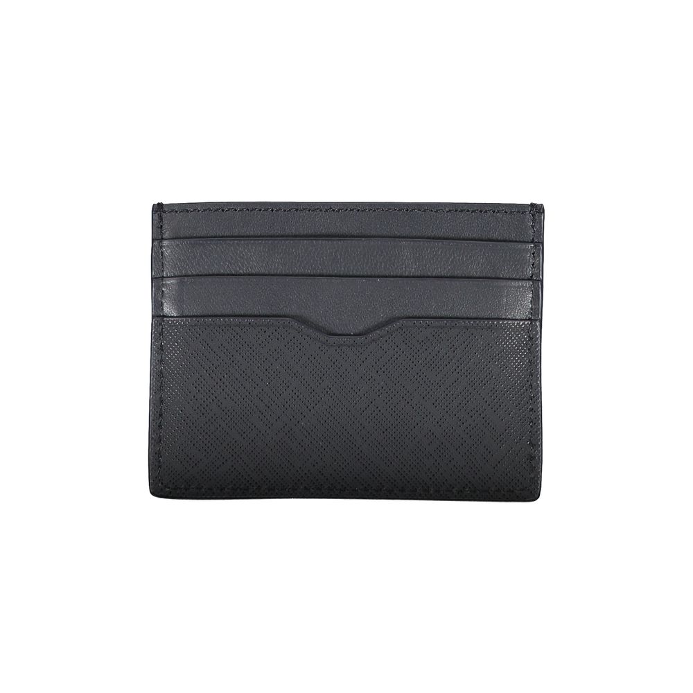Tommy Hilfiger Blue Leather Men Wallet | Regal Royce