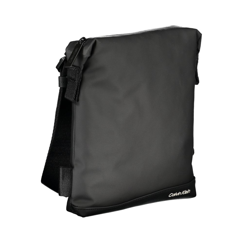 Calvin Klein Elegant Black Shoulder Bag with Contrast Details | Regal Royce