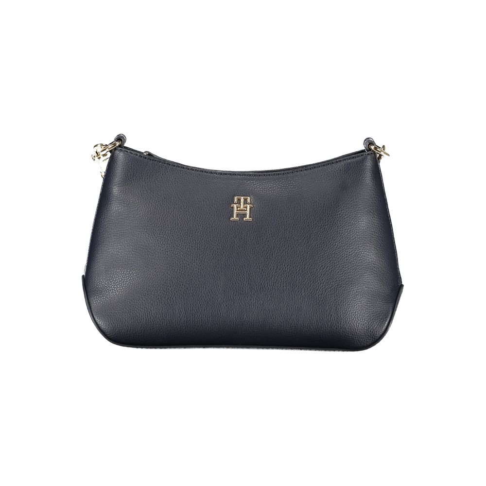 Tommy Hilfiger Blue Polyester Women Shoulder Bag | Regal Royce