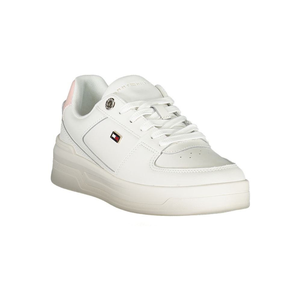 Tommy Hilfiger White Leather Women Sneaker | Regal Royce