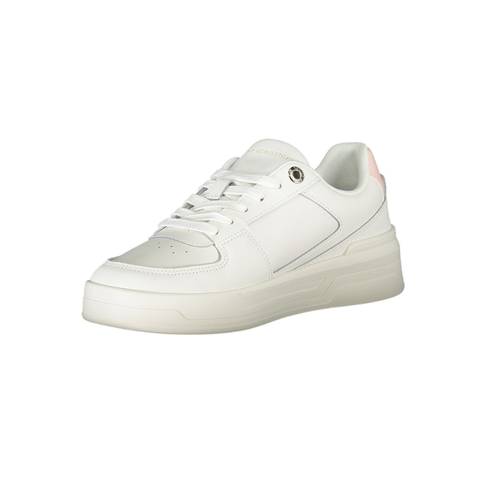 Tommy Hilfiger White Leather Women Sneaker | Regal Royce