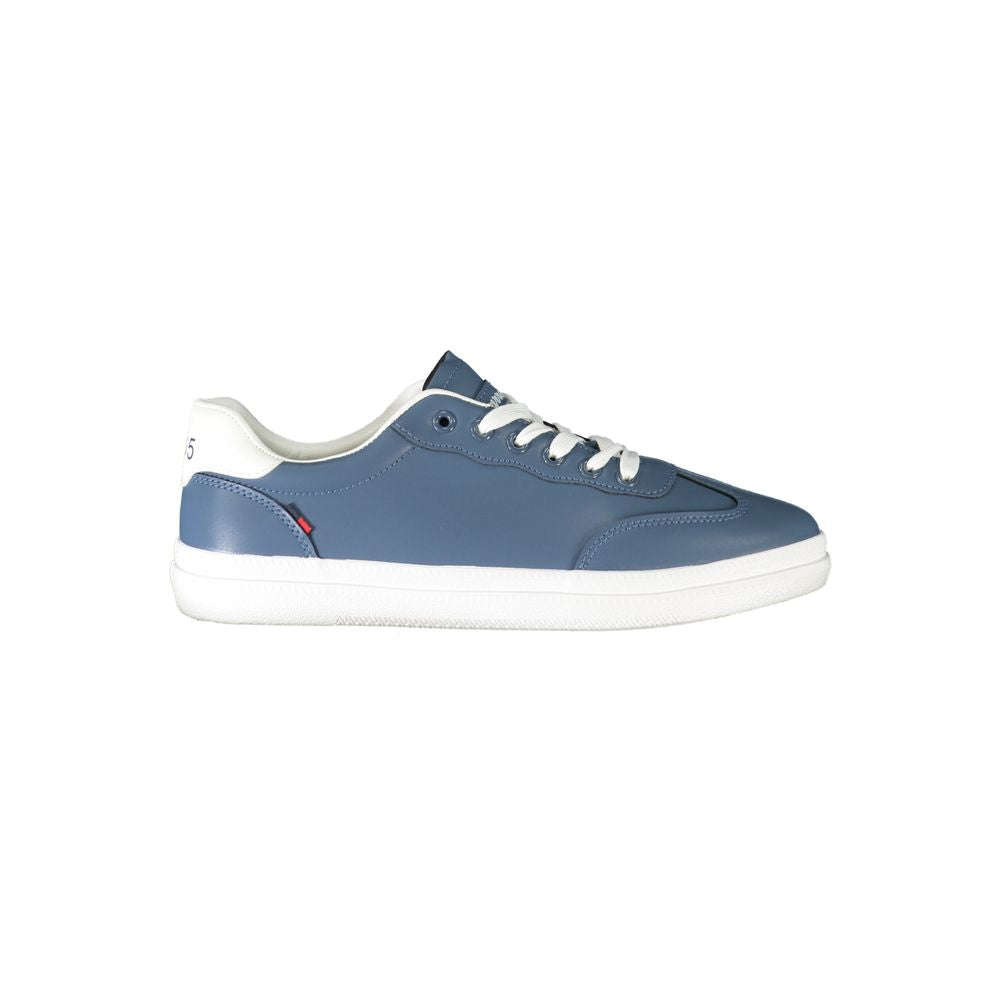 Carrera Blu Poliuretano Men Sneaker | Regal Royce