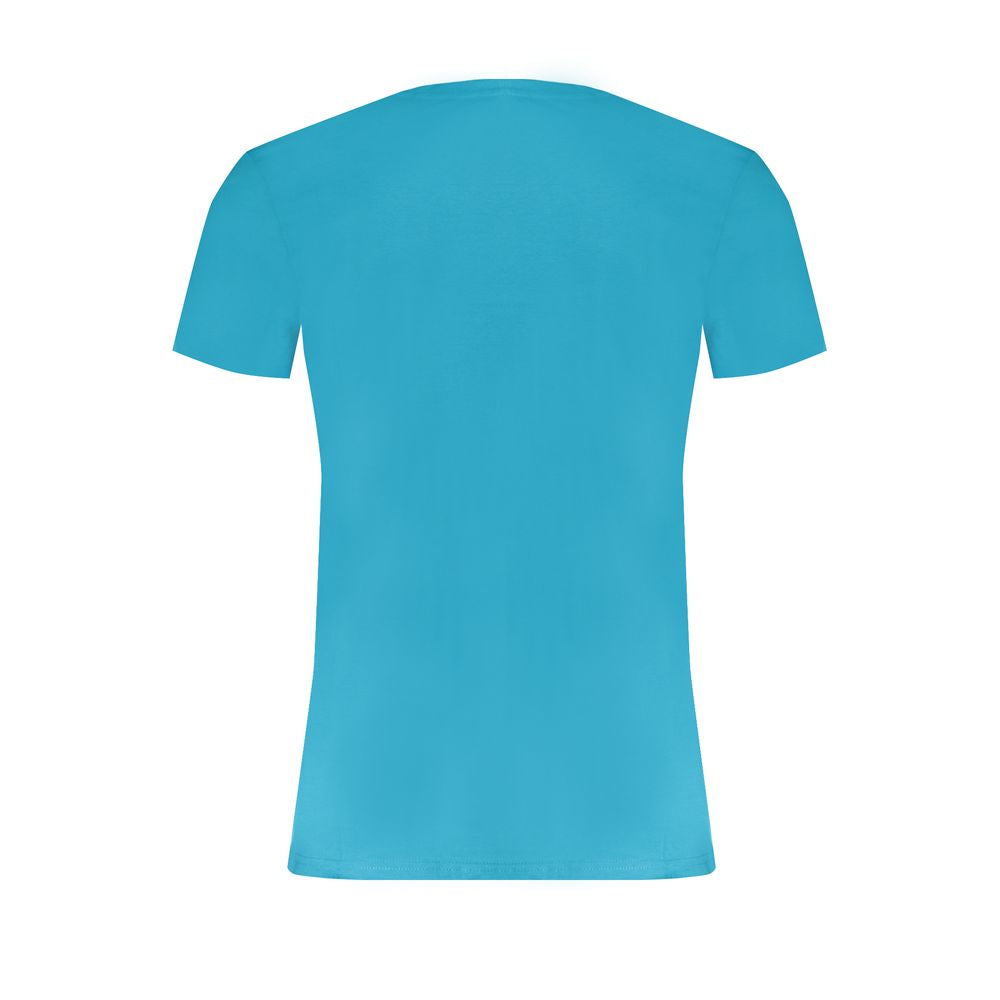 Trussardi Azzurro Cotton Men T-Shirt | Regal Royce