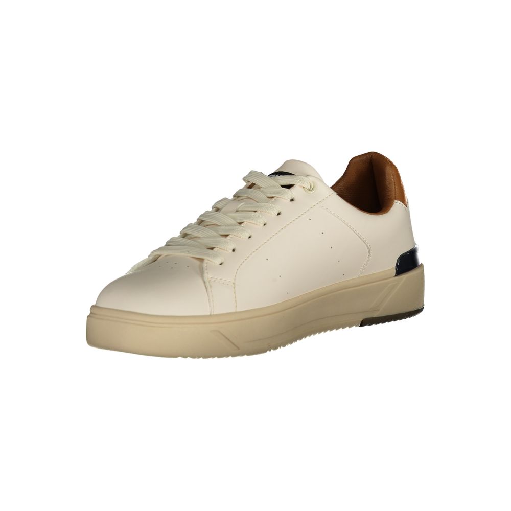Blauer White Polyurethane Men Sneaker | Regal Royce