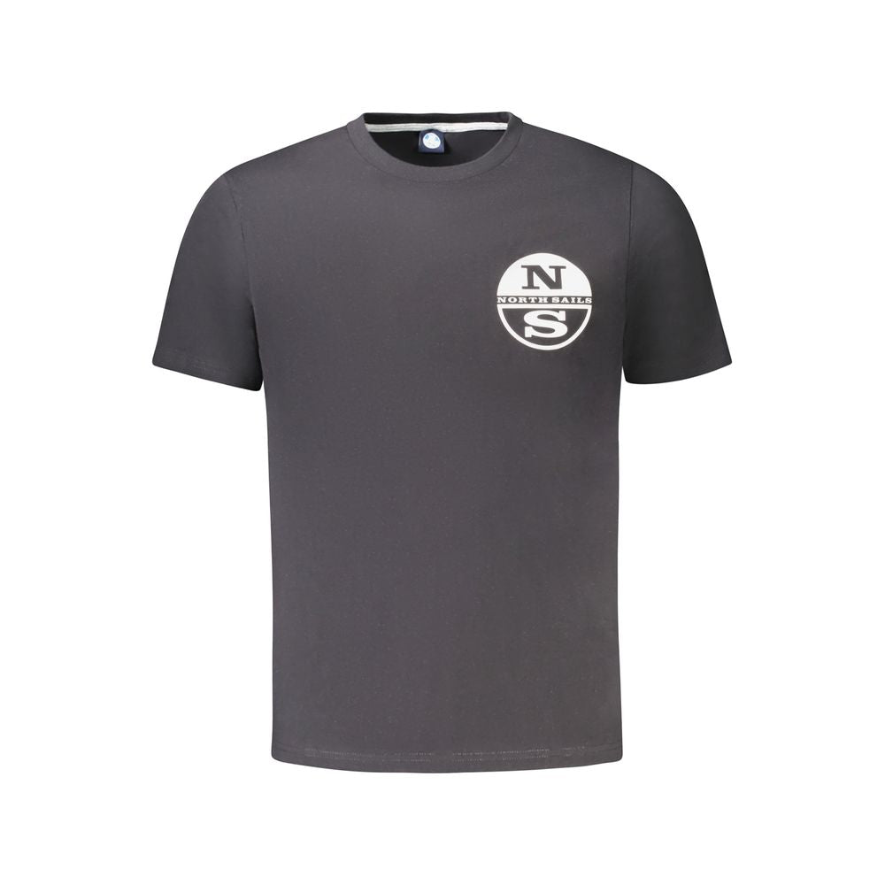North Sails Black Cotton Men's T-Shirt | Regal Royce