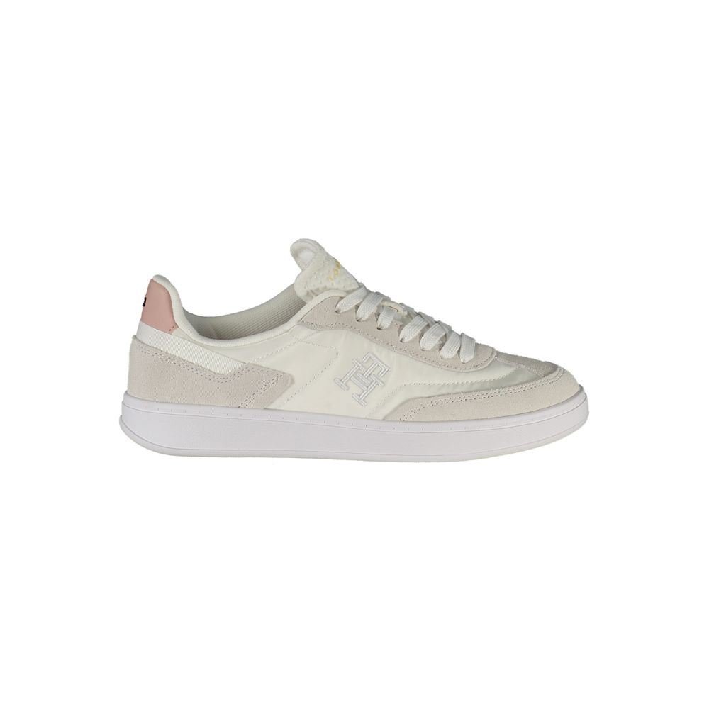 Tommy Hilfiger White Polyurethane Women Sneaker | Regal Royce